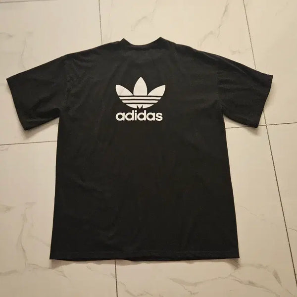 [BUNJANG] Adidas Trefoil Logo Short Sleeve Dress Black F / 아디다스 트레포일 로고 반팔 원피스 블랙 F