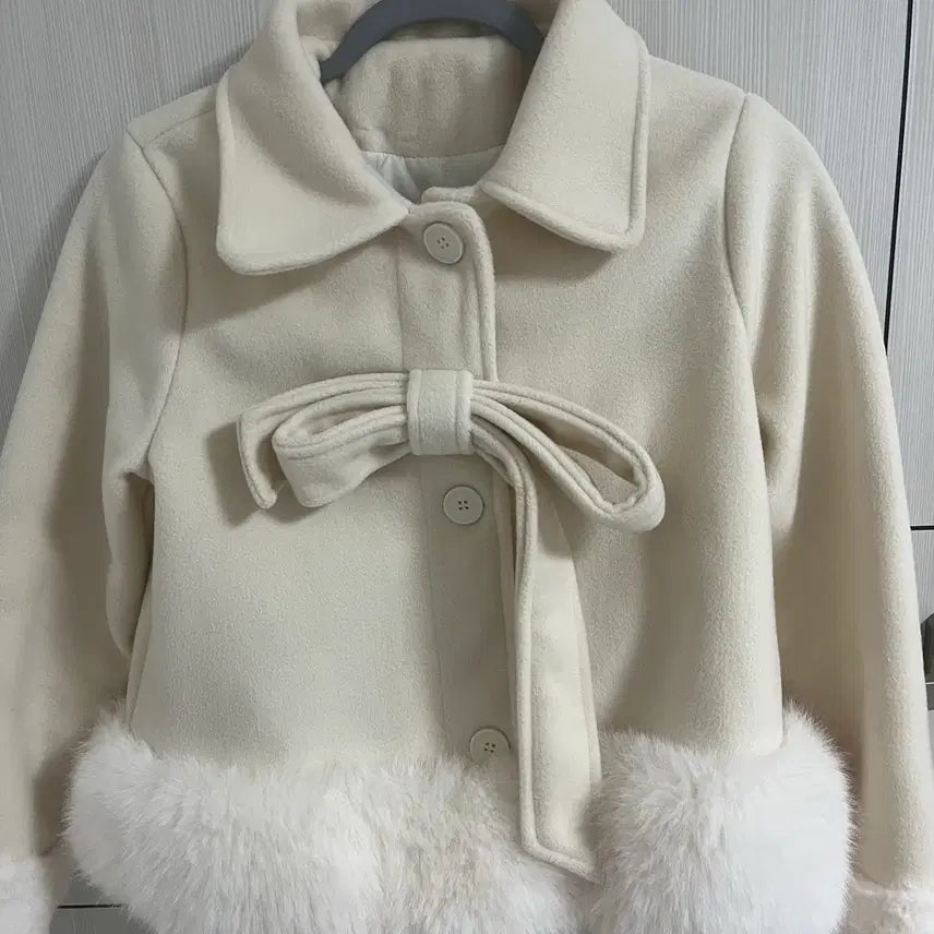 [BUNJANG] Liz Lisa Dear My Love Rosita Ribbon Short Coat / 급전) 리본 숏코트 양산형 지뢰계 리즈리사 디어마이러브 로지타 빈티지
