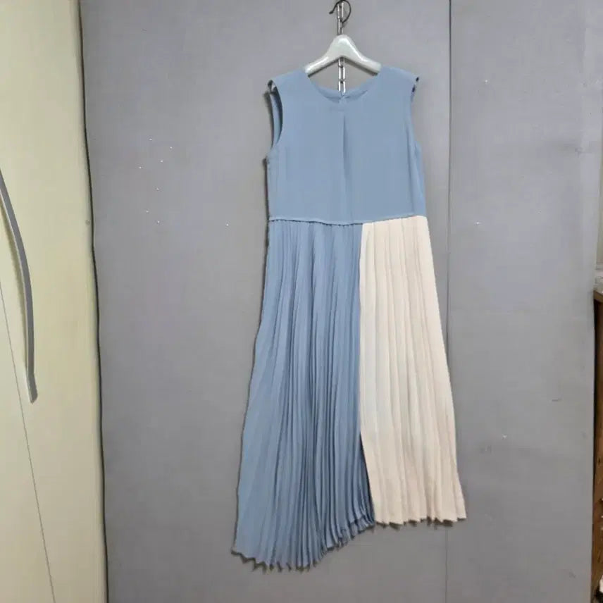 [BUNJANG] Elegant Flowy Machine Pleated Dress / s하루특가s30  고급스런 살랑 기계주름 원피스 55  n6259