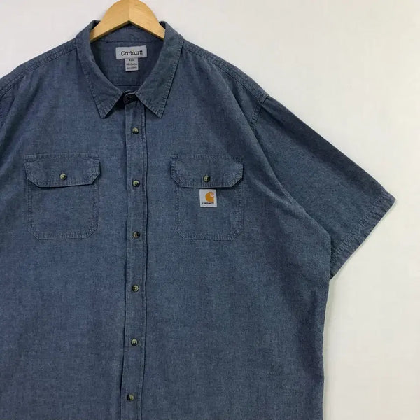 [BUNJANG] Carhartt Chambray Denim Shirt XXLarge / Xxl 칼하트 샴브레이 데님 셔츠