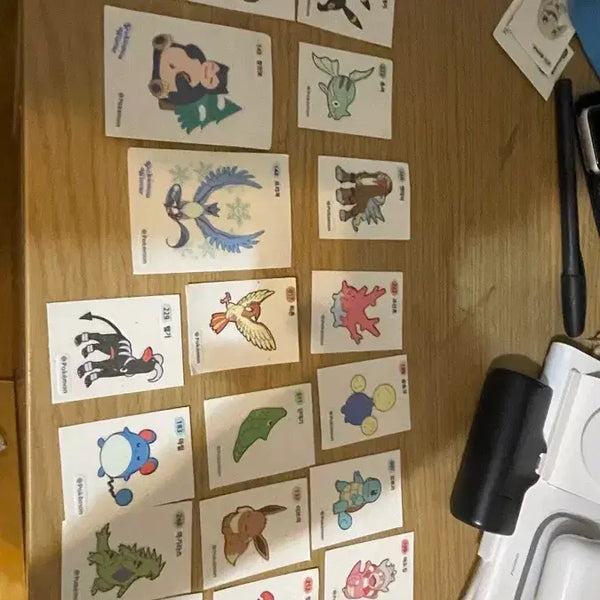 [BUNJANG] Pokemon TCG Stickers / 포켓몬 카드 띠부띠부씰