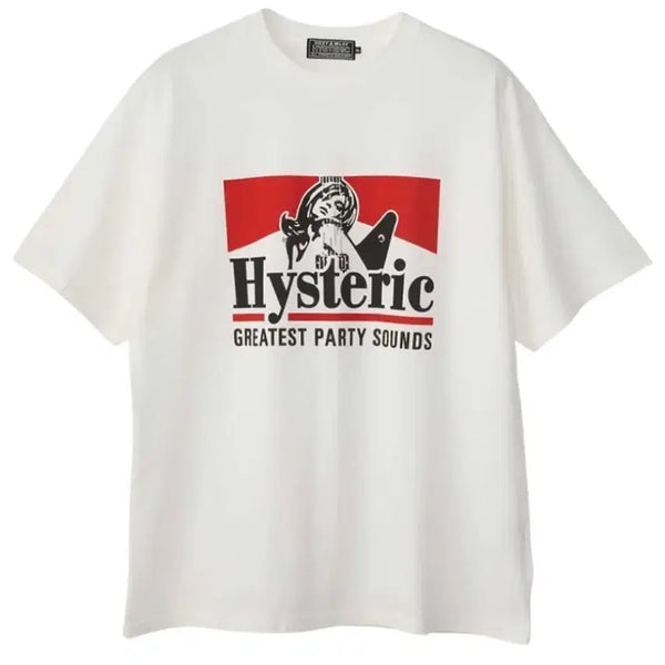 [BUNJANG] Hysteric Glamour Greatest Party Sound T-Shirt White XL / XL) 히스테릭 글래머 그레이티스트 파티 사운드 티셔츠 화이트