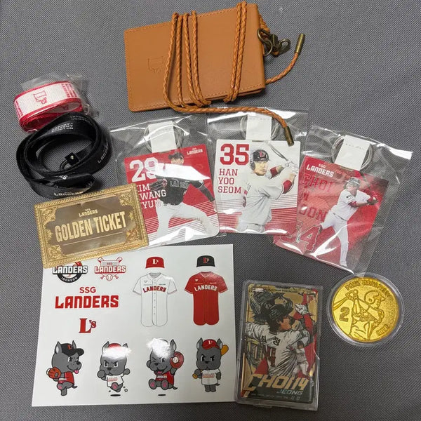 [BUNJANG] SSG Landers Z Flip Edition Goods Set / 500개 한정판 ssg 랜더스 Z플립 에디션 굿즈세트 포토카드