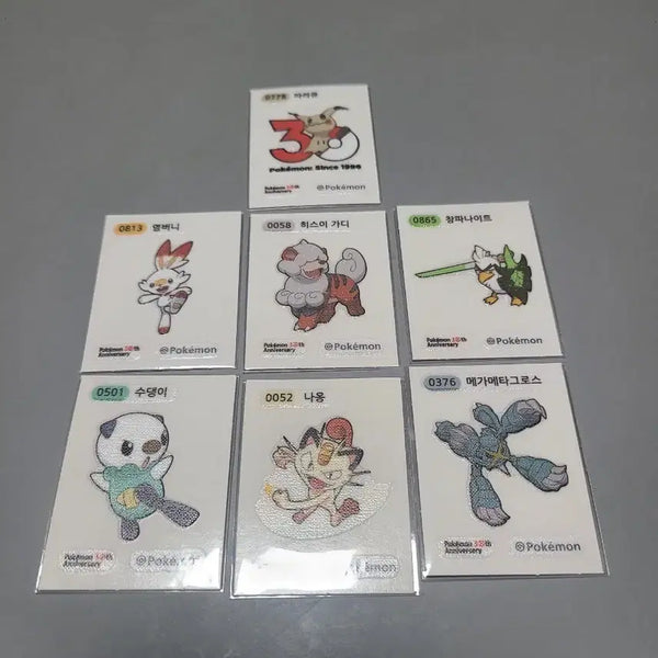[BUNJANG] Pokemon 30th Anniversary Stickers Bundle Set / 포켓몬 30주년 띠부씰 팝니다.