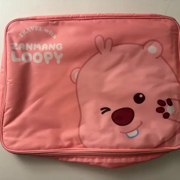 [BUNJANG] Jalmang Loopy Travel Pouch / 급처) 잔망루피 여행용 파우치