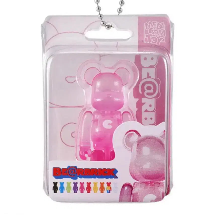 [BUNJANG] Bearbrick Package Miniature Charm Collection Gacha Clear Pink / 베어브릭 패키지 미니어쳐 챰 컬렉션 가챠 클리어 핑크