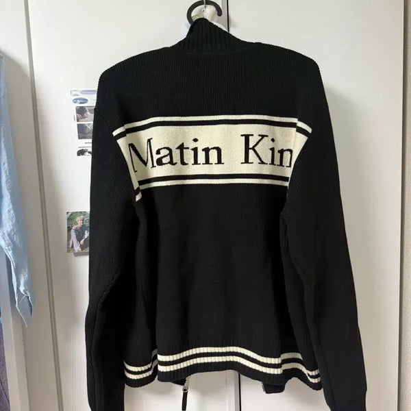[BUNJANG] Matinkim Black Cardigan / Matin kim 마뗑킴 블랙 니트 가디건 L