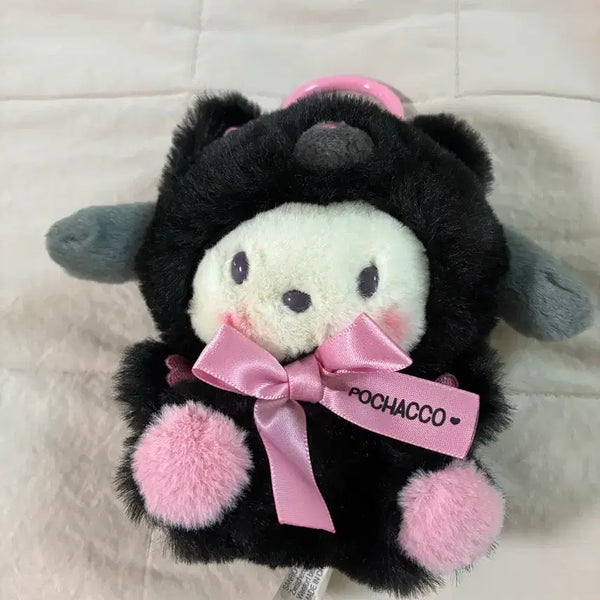 [BUNJANG] Sanrio Black Animal Pochacco Mascot / 산리오 블랙 애니멀 포차코 마스코트