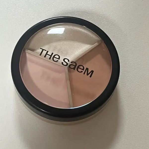 [BUNJANG] The Saem Triple Pot Concealer 05 Dark Up Beige / 더샘 트리플 팟 컨실러 05 다크업 베이지