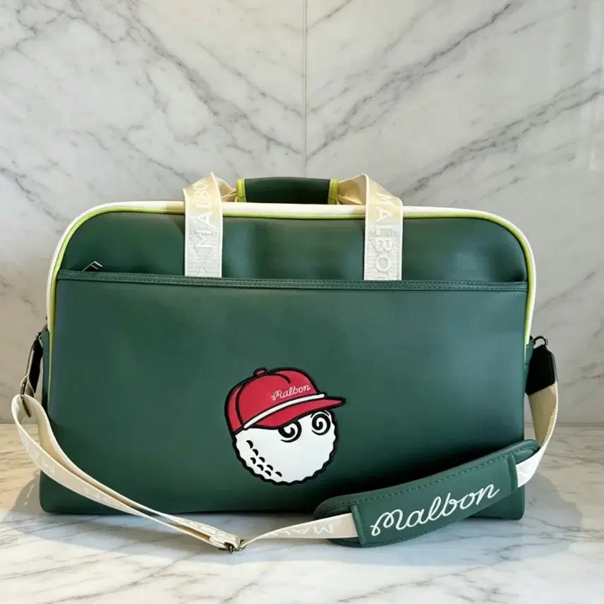 [BUNJANG] Malbon Golf Boston Bag Green / 말본 골프 보스턴백 그린(새상품 당일발송가능합니다)