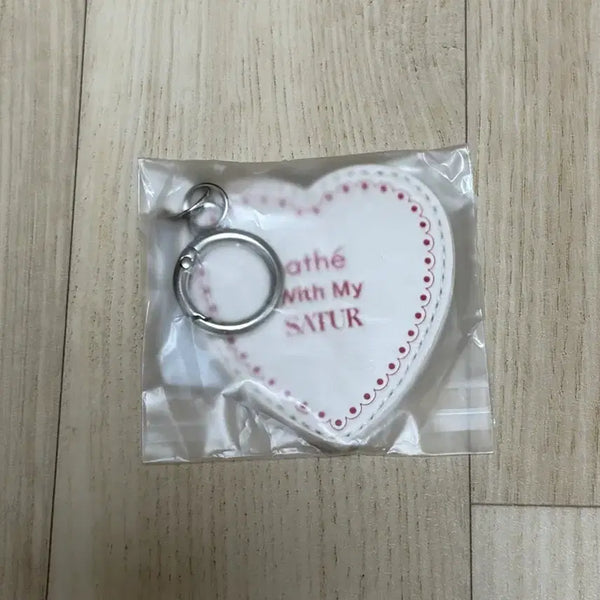 [BUNJANG] ATHE X SETTER Collaboration Heart Mirror Keyring - White / (새상품)아떼X세터 satur 콜라보 거울 키링 [화이트]