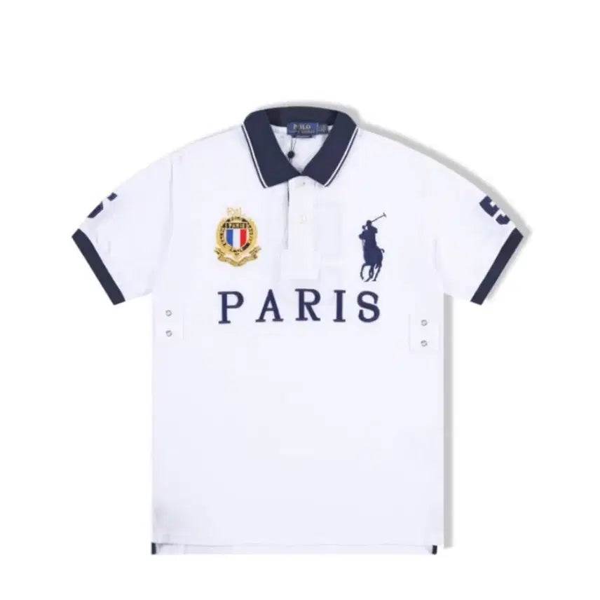 [BUNJANG] Polo Ralph Lauren Big Pony Paris T-Shirt / 폴로 빅포니 파리 반팔