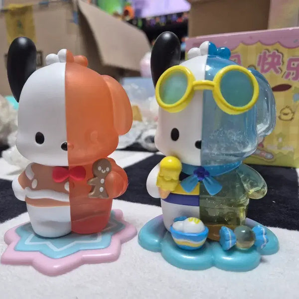 [BUNJANG] Mighty Jacks x Sanrio Pochacco Figure 2 Types Bundle Set / 마이티잭스 x 산리오 포차코 피규어 2종 일괄판매
