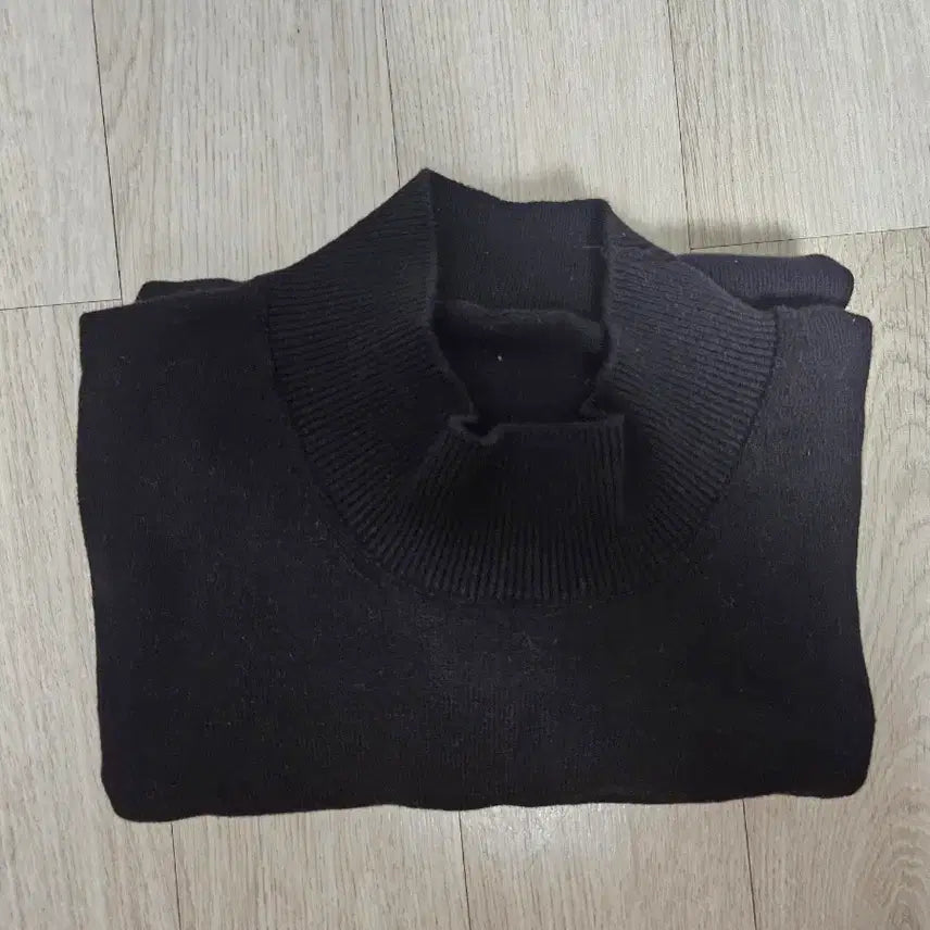 [BUNJANG] Drawfit Mock Neck Knit Black / 드로우핏 모크넥 니트 Black