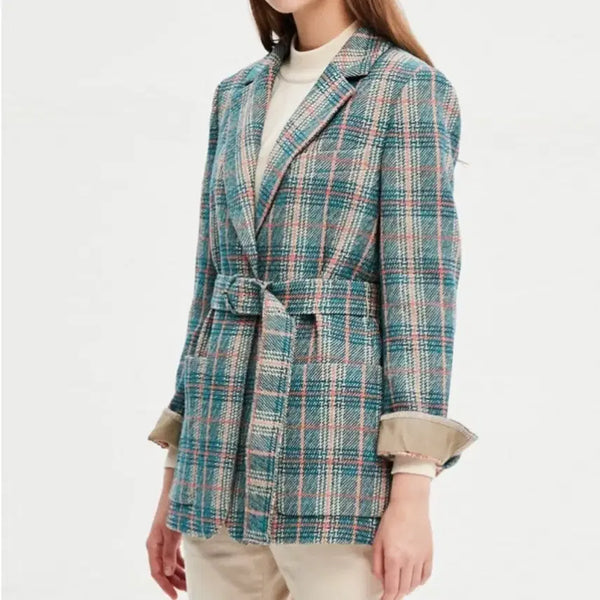 [BUNJANG] MINE Belted Tweed Jacket / 마인(MINE) 벨티드 트위드자켓 55-66