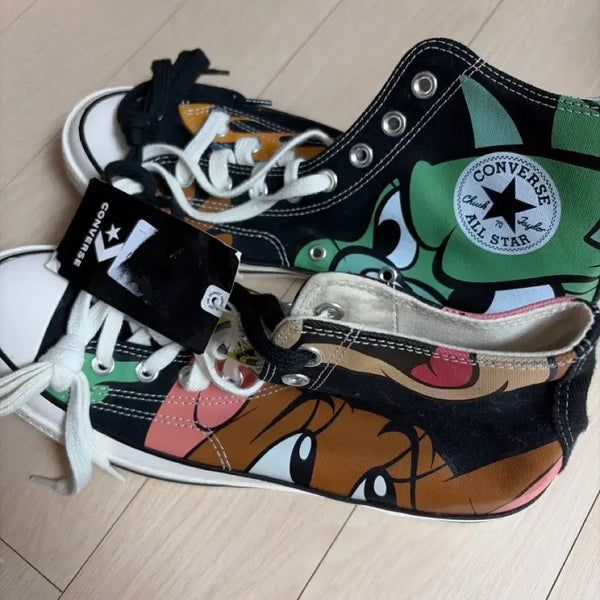 [BUNJANG] Converse Tom and Jerry Collaboration High-Top Sneakers 280 / 컨버스 톰과제리 콜라보 하이탑 스니커즈 280