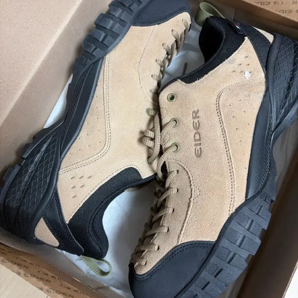 [BUNJANG] Eider Beige Suede Hiking Boots 285mm / 아이더 베이지 스웨이드 등산화 285mm
