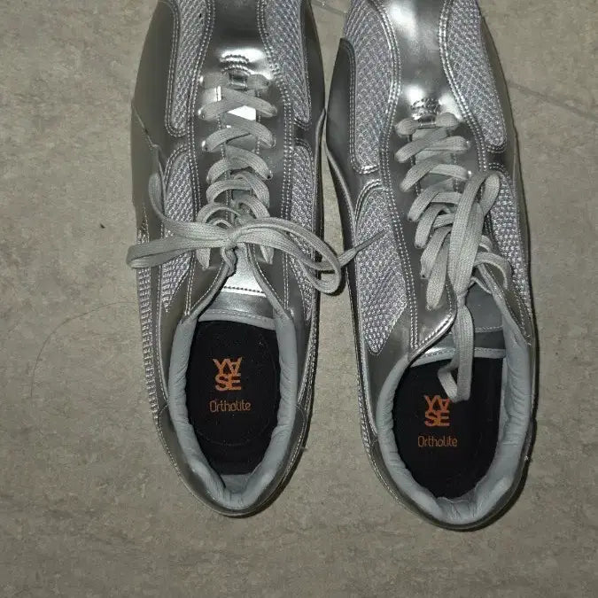 [BUNJANG] Yase Spider Leather Sneakers Silver Size 290 / 야세 스파이더 레더 스니커즈 실버 290