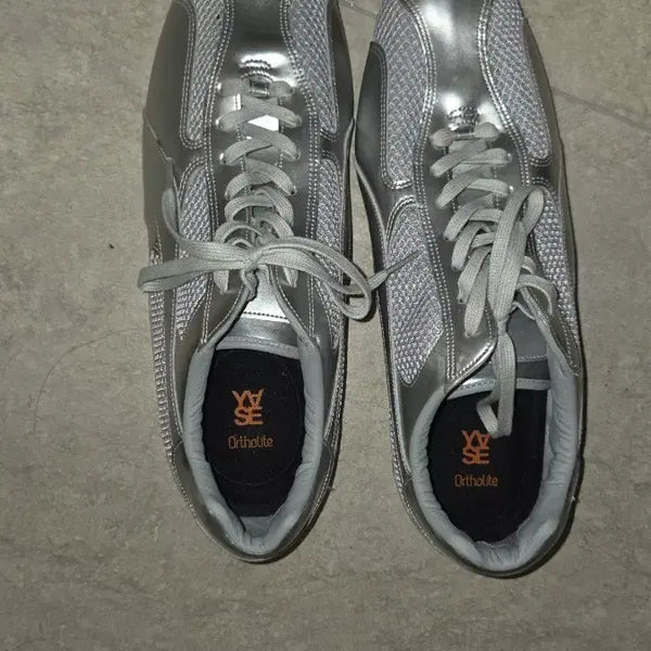 [BUNJANG] Yase Spider Leather Sneakers Silver Size 290 / 야세 스파이더 레더 스니커즈 실버 290