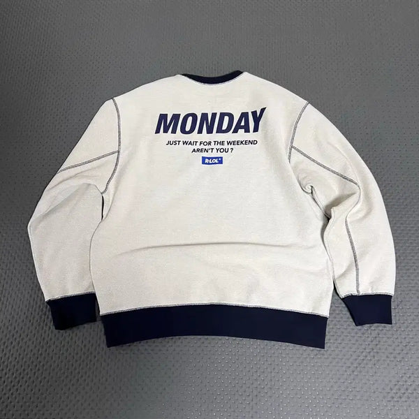 [BUNJANG] R:LOL Reversible Sweatshirt / R:LOL 리버시블 스티치 맨투맨 스웻셔츠 L