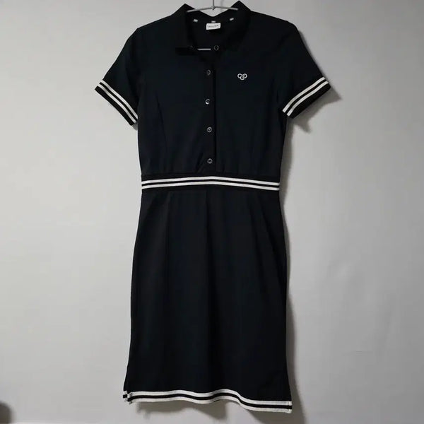 [BUNJANG] Mackay Son 2022 Golf Wear Short-Sleeve Polo Dress / 55)22년 정품 맥케이슨 골프 웨어 반판 카라 원피스