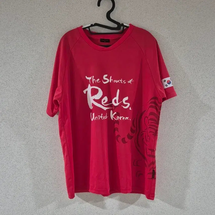 [BUNJANG] South Korea National Team Kim Min-jae World Cup Red Devils Supporter T-Shirt / 대한민국 국대 김민재 월드컵 붉은악마 응원반팔티