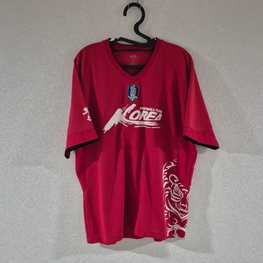 [BUNJANG] South Korea National Team Lee Kang-in World Cup "Red Devils" Supporters T-Shirt / 대한민국 국대 이강인 월드컵 붉은악마 응원반팔티