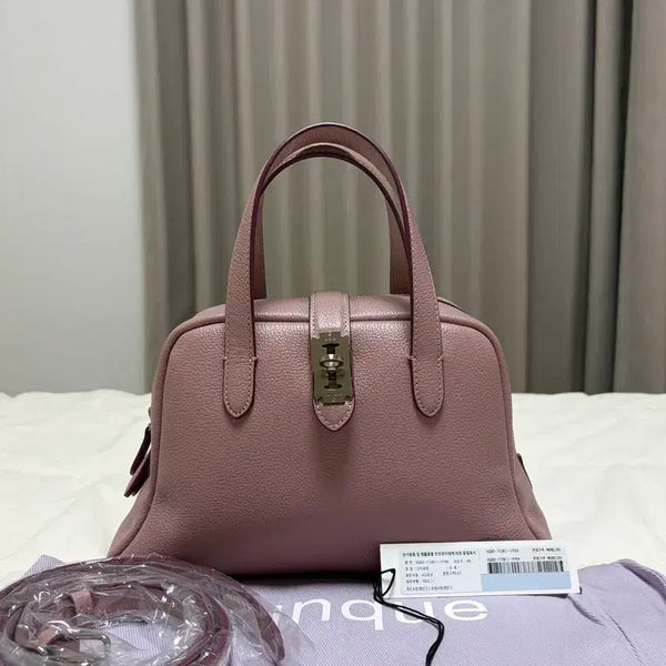 [BUNJANG] Vunque Torque Tote Small Dust Pink Leather Bag / 분크 토크 토트 스몰 더스트 핑크(가격 인하XXX)