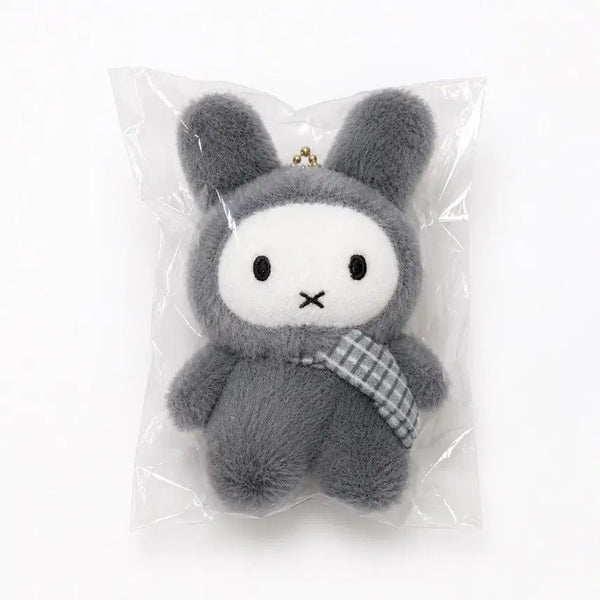 [BUNJANG] Miffy Doll Keyring with Scarf (Gray) / (새상품/ 인형뽑기/당일발송)미피 머플러 회색 인형 키링