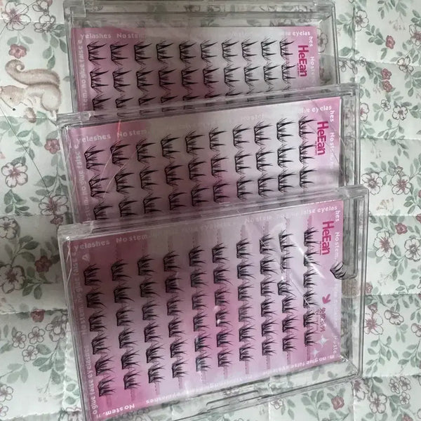 [BUNJANG] Temu No-Glue Eyelashes (3 Pairs) / 새상품 테무 노글루 속눈썹 개당 2000x2개