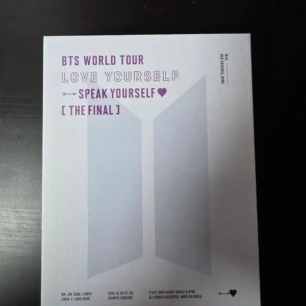 [BUNJANG] BTS Love Yourself: Speak Yourself Final Edition / 방탄 'love yourself: speak yourself'파이널