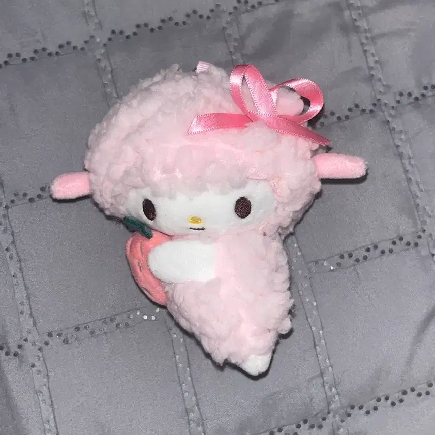 [BUNJANG] My Sweet Piano Plush Keychain with Ribbon Detail / 마이스윗 피아노 인형 키링