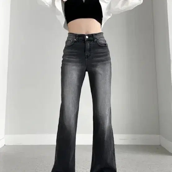 [BUNJANG] Fitci Slim Dito Bootcut Jeans / 에이블리 핏시 부츠컷 청바지
