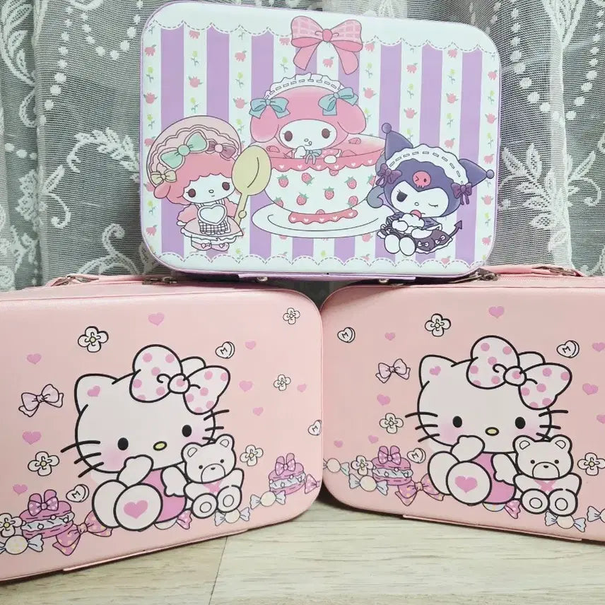 [BUNJANG] Sanrio Characters Kitty Kuromi My Melody Makeup Box / 산리오 키티 쿠로미 마이멜로디 메이크업 박스