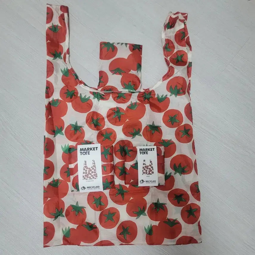 [BUNJANG] Tomato Core Reusable Bag Market Bag Eco Bag / (미사용) 토마토코어 바쿠백 리유저블백 장바구니 에코백 모던하우스 마켓백