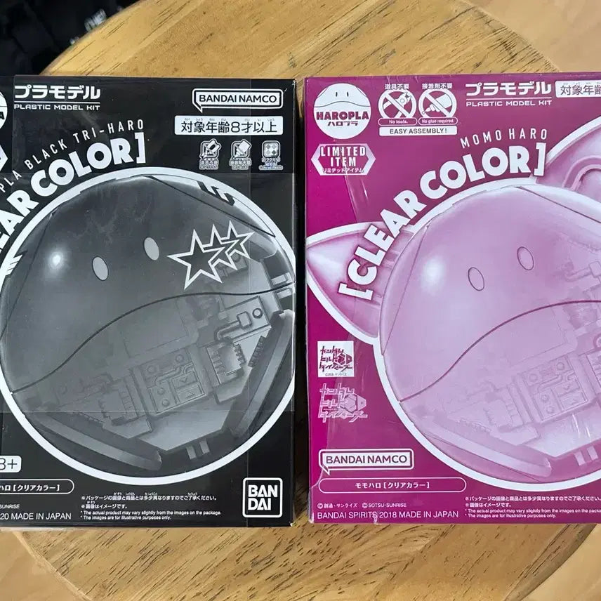 [BUNJANG] Bandai Hobby Momoharo Clear & Black Tri-Stars Haro Clear (Sealed) Bundle Set / 모모하로+ 검은삼연성 하로 클리어 미개봉 새제품 일괄