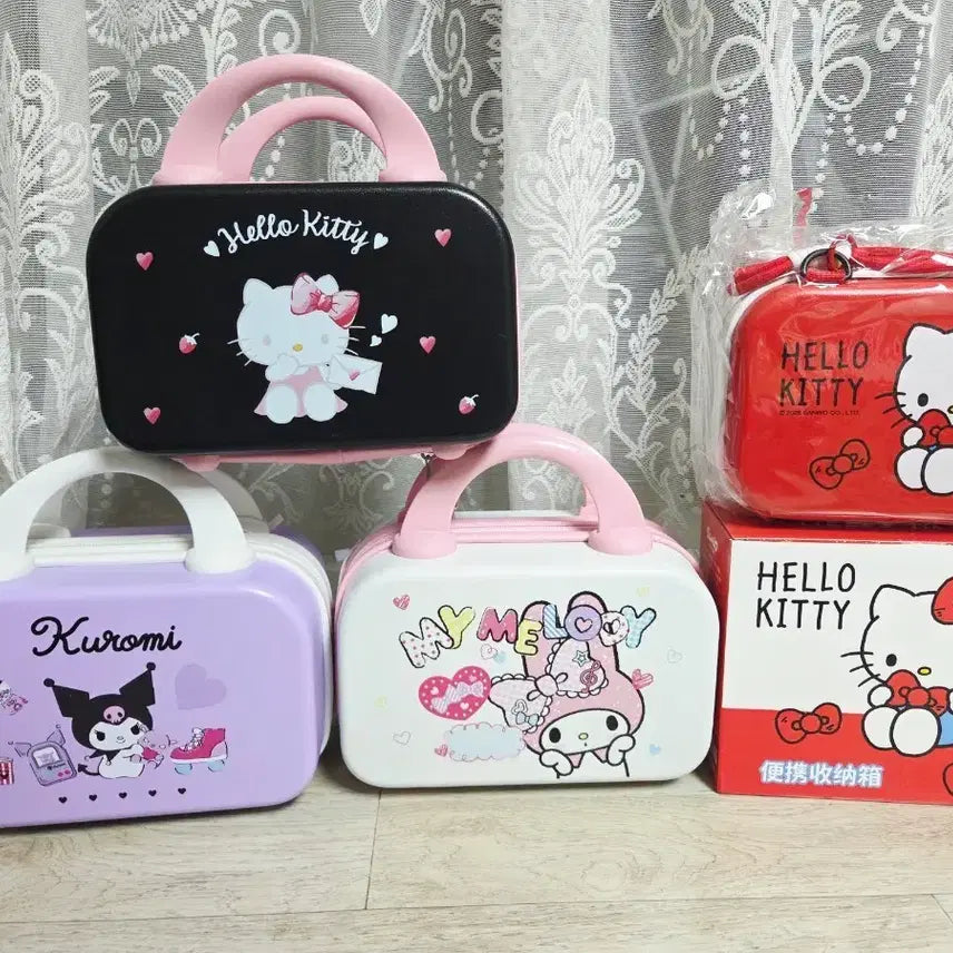 [BUNJANG] Sanrio Kitty, Kuromi, My Melody Mini Ready Bag Pouch Cosmetic Case / 산리오(키티,쿠로미,마이멜로디) 파우치화장품 보관함 미니레디백