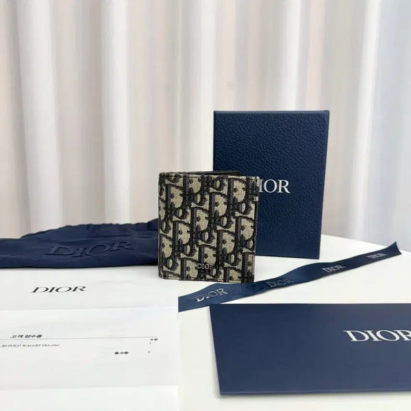 [BUNJANG] Dior Oblique Vertical Wallet / [26년 / 1회 사용] 디올 오블리크 버티컬 반지갑