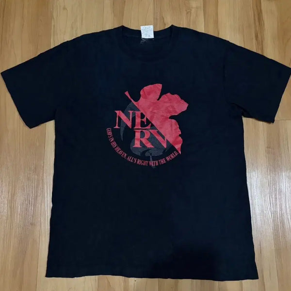 [BUNJANG] Evangelion NERV Logo T-Shirt / 에반게리온 네르프 티셔츠