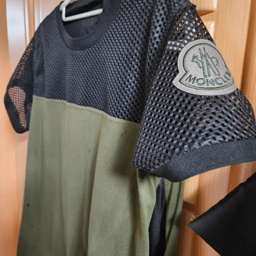 [BUNJANG] Moncler Mesh Short Sleeve T-Shirt Size 66 / 몽클레어 매쉬 반팔 66