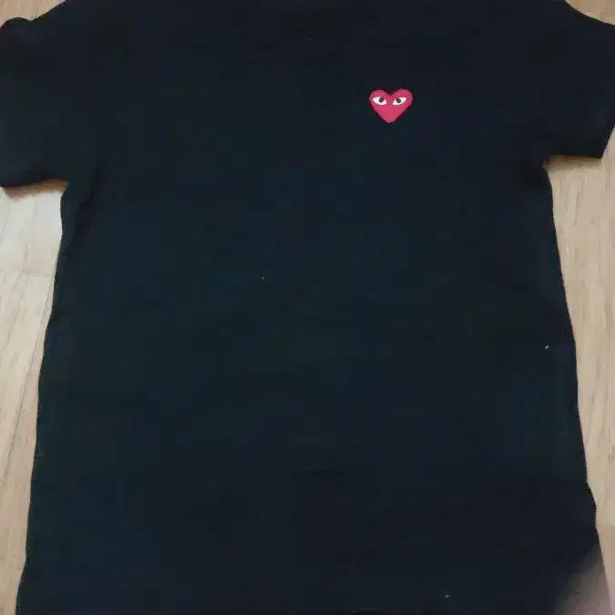[BUNJANG] Comme des Garçons PLAY Black Short Sleeve T-shirt / 꼼데가르송 플레이 반팔티 블랙