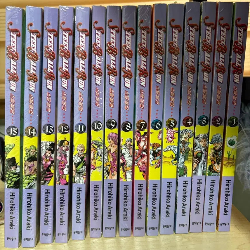 [BUNJANG] JoJo's Bizarre Adventure: Steel Ball Run Manga Volume 1-15 Set / [가격 인하X] 죠죠 스틸볼런 만화책 1-15권 세트