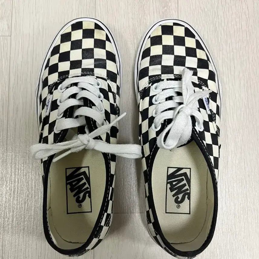 [BUNJANG] Vans Checkerboard Sneakers / (230) 반스 체커보드