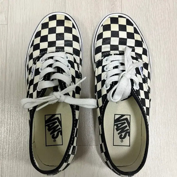 [BUNJANG] Vans Checkerboard Sneakers / (230) 반스 체커보드