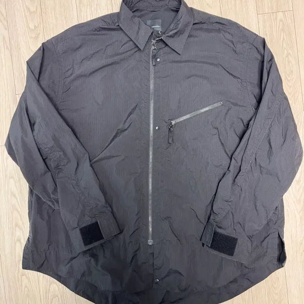[BUNJANG] Moif Flight Nylon Shirt Black Size 3 / 모이프 플라이트 나일론셔츠 블랙 3사이즈