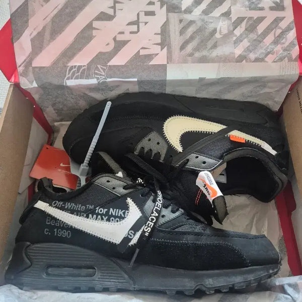 [BUNJANG] Nike Off-White Air Max 90 Black / [275]나이키 오프화이트 맥스90 블랙