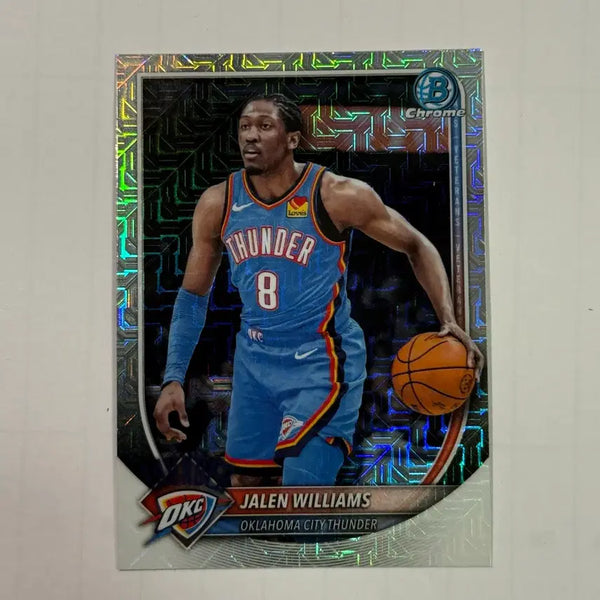 [BUNJANG] Jalen Williams Oklahoma City Thunder Chrome Rookie Basketball Card / 오클라호마 제일런 윌리엄스 모조 바우만 크롬 농구 카드
