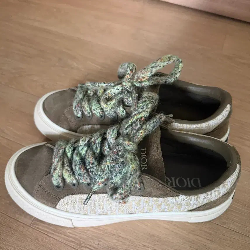 [BUNJANG] Dior Oblique Khaki Sneakers Size 43 / 디올 오블리크 카키 43