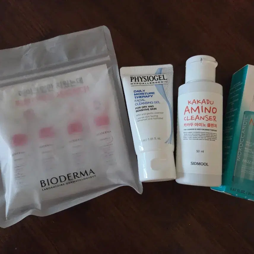[BUNJANG] Physiogel, Bioderma, Sidmool, Moroccanoil Cleansing & Hair Care Set / 피지오겔 클렌징젤 바이오더마클렌징워터 시드물클렌져 모로칸오일프리드쉴드