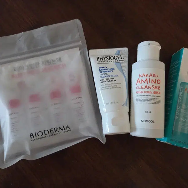 [BUNJANG] Physiogel, Bioderma, Sidmool, Moroccanoil Cleansing & Hair Care Set / 피지오겔 클렌징젤 바이오더마클렌징워터 시드물클렌져 모로칸오일프리드쉴드